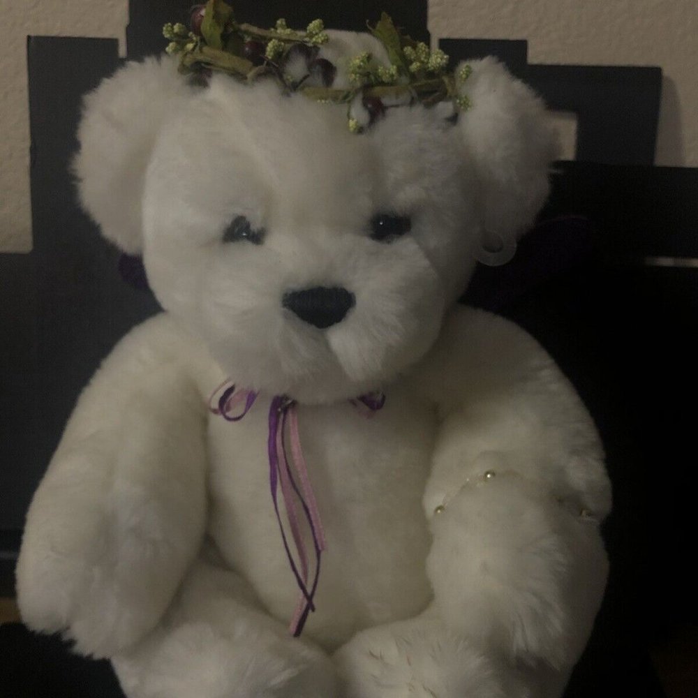 Aurora Bearfairies Winter Fairy teddy Bear Purple Wings